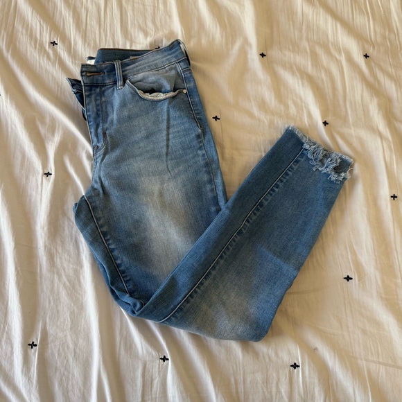 PacSun‎ Light Blue Ankle Jeggings Jeans Size 27 - Picture 1 of 4
